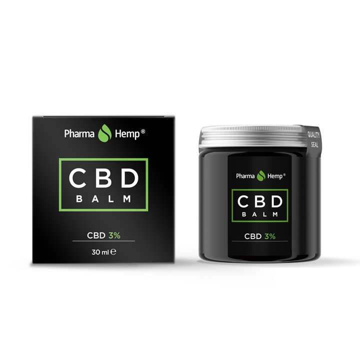 PharmaHemp 3% CBD balzsam - 30ml - 900mg CBD - Izom-, ízületgyulladás, fájdalom, bőrproblémák