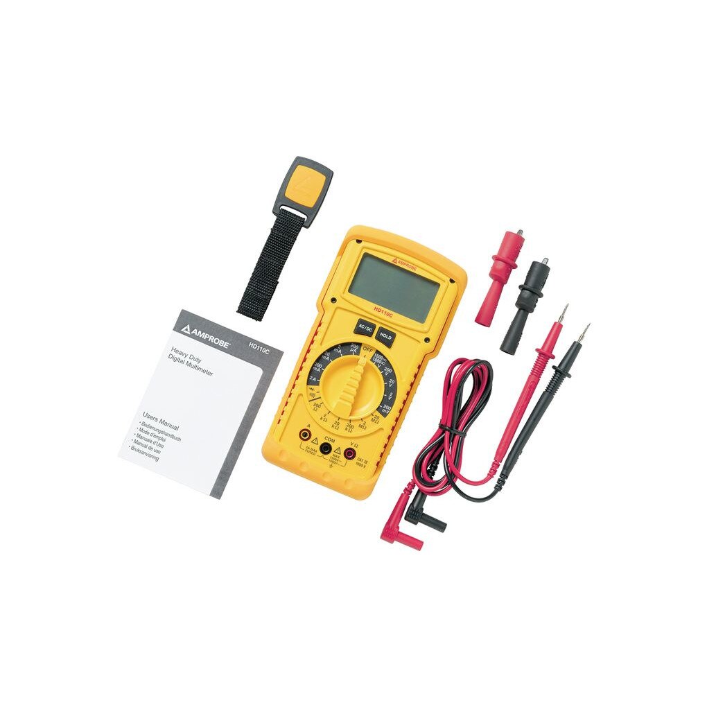 Multimetru BEHA-AMPORE Handheld Digital Multimeter, AC/DC Current, AC ...