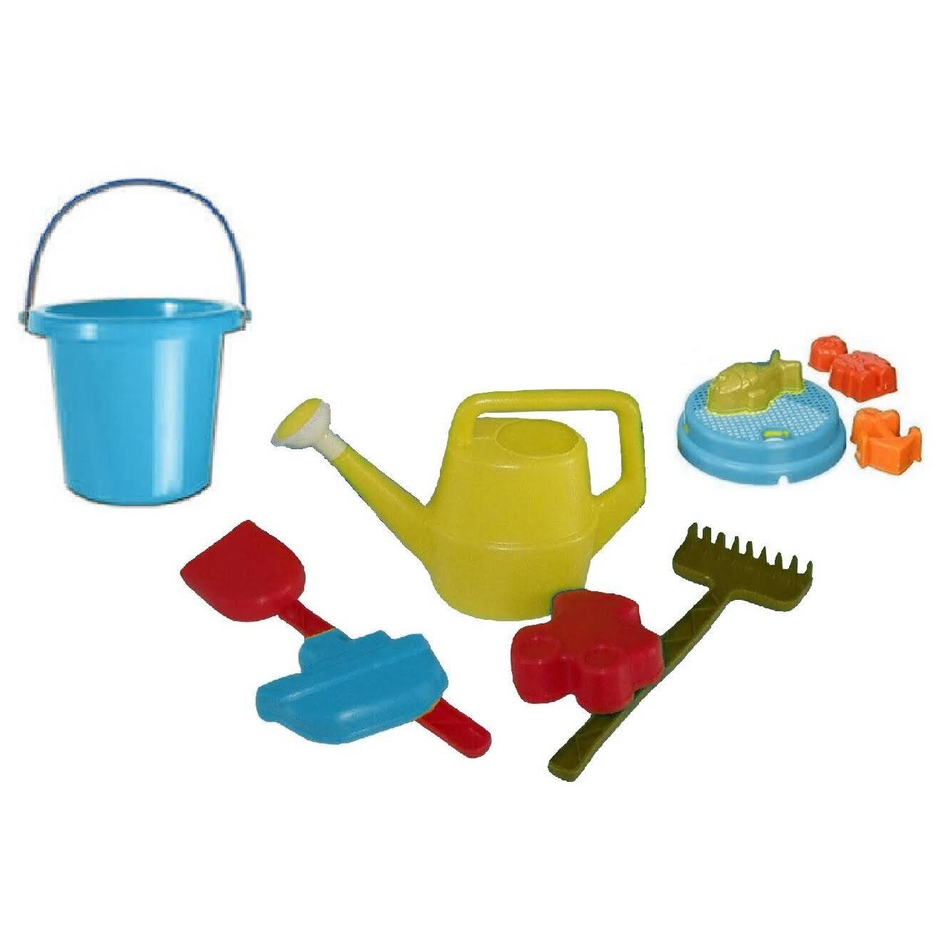 Set nisip cu stropitoare Huby Toys, turcuaz