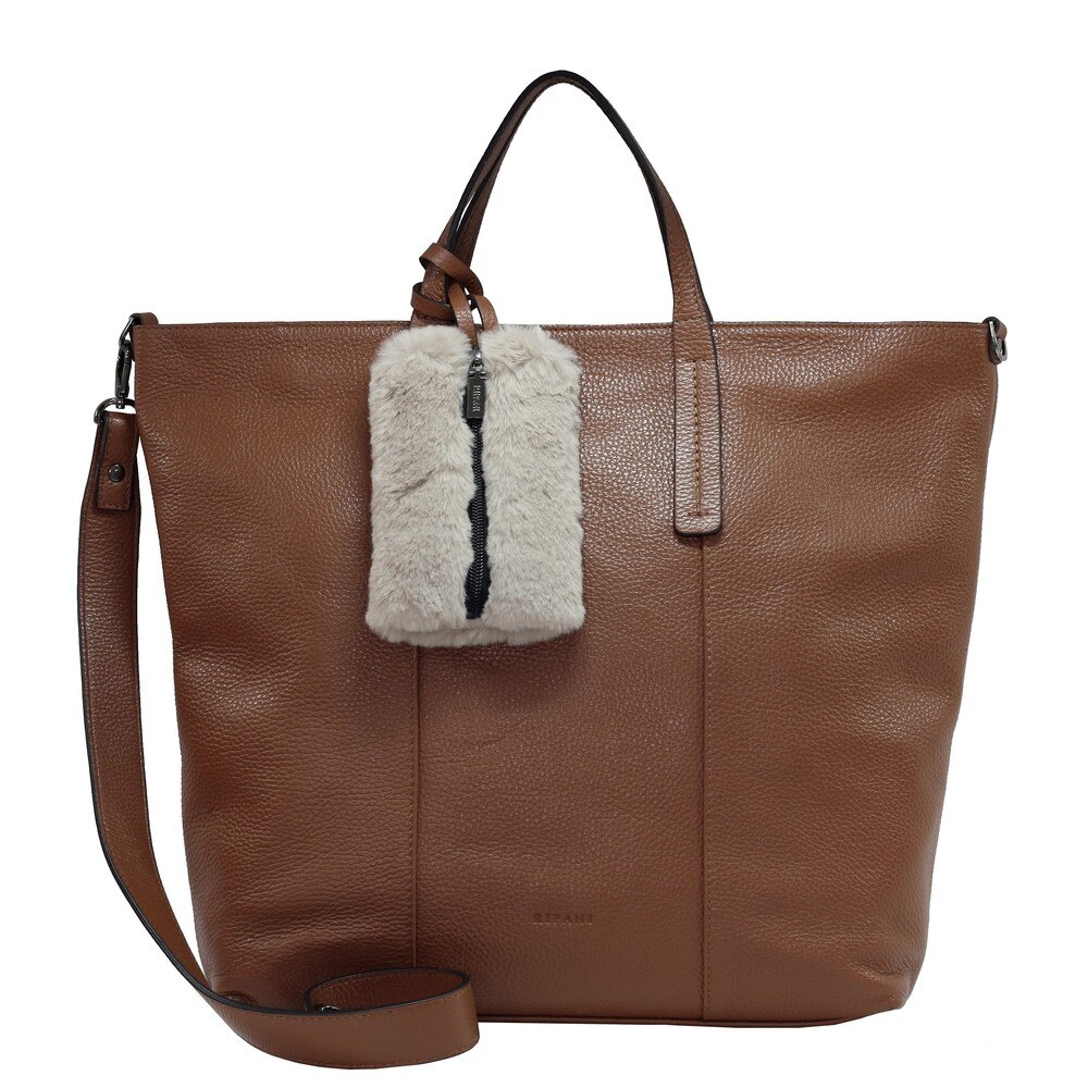 Geanta de dama casual Ripani din piele naturala 8502B maro