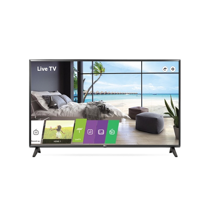 Televizor LED LG, 80 cm, 32LT340C, Hotel TV, HD, negru, Clasa A+