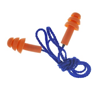 Dopuri antifonice interne din silicon, anti zgomot, pentru protectie auditiva, cu snur 70cm, reutilizabile, set 2 bucati Dopuri antifonice interne din silicon, anti zgomot, pentru protectie auditiva, cu snur 70cm, reutilizabile, set 2 bucati