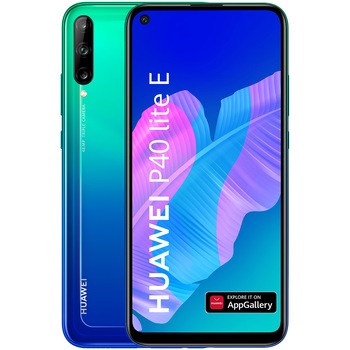Telefon mobil Huawei P40 Lite E, Dual SIM, 64GB, 4G, Aurora Blue Telefon mobil Huawei P40 Lite E, Dual SIM, 64GB, 4G, Aurora Blue