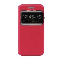 Husa View Book Magnet, tip carte, inchidere magnetica, Samsung Galaxy C7 2016 (C7000), Rosu