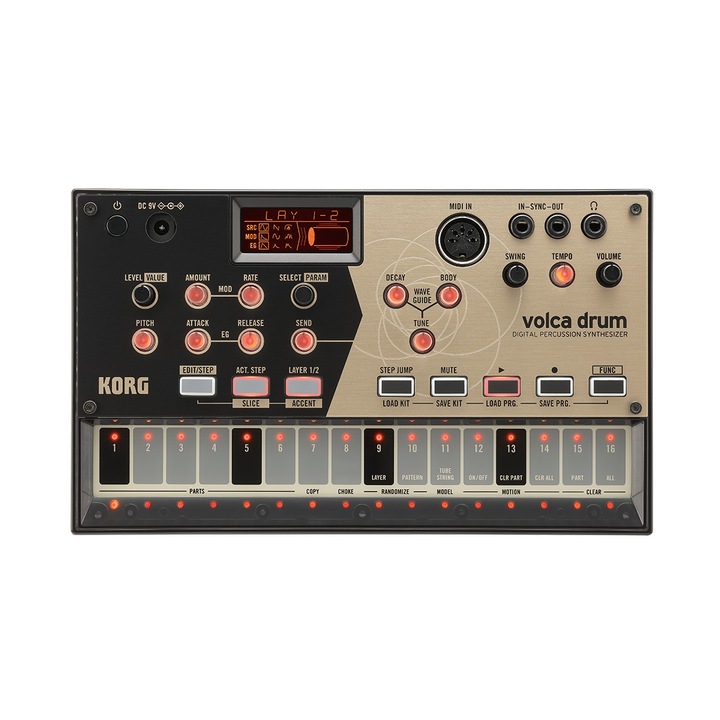 Generator analog de batai - Korg Volca Drum