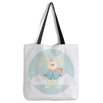 geanta tote bag art kids iepurele din vizuina model multicolor 40 x 50 cm imagen 22_0_
0