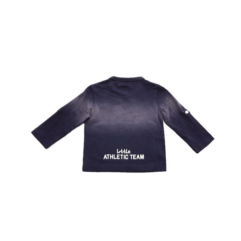 Bluza cu maneca lunga pentru baieti, Original Marines, 6/9 luni, Bleumarin