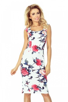 Rochie de seara model 93649 Numoco, Bej, S Rochie de seara model 93649 Numoco, Bej, S