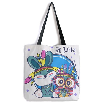 geanta tote bag art kids iepurele si bufnita model multicolor 40 x 50 cm imagen 46_0_
0
