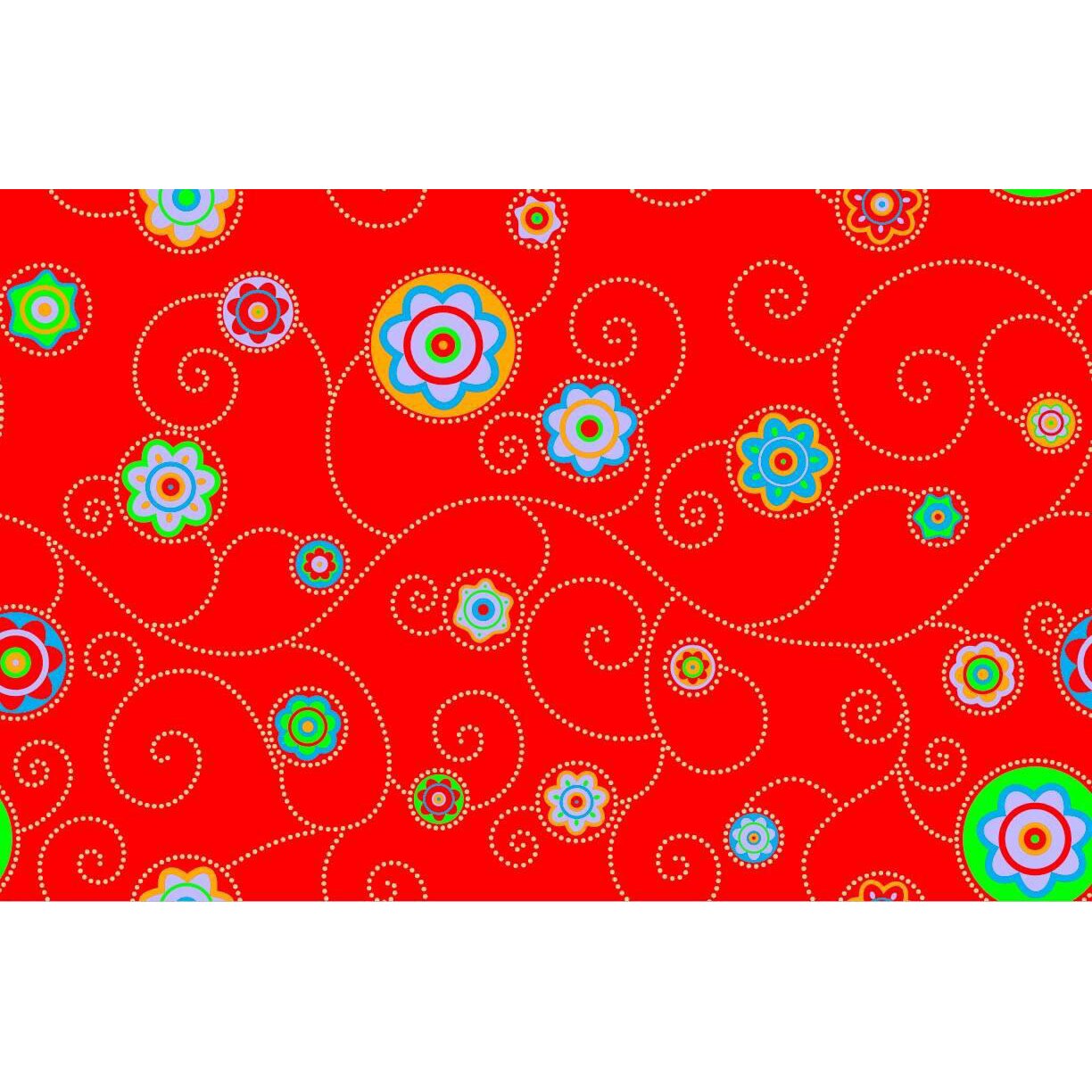 Fata de masa Gecor, 150x180 cm, bumbac 100%, rosu