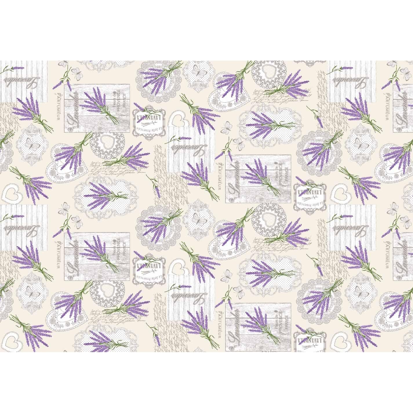 Fata de masa Gecor, 150x180 cm, bumbac 100%, lavanda