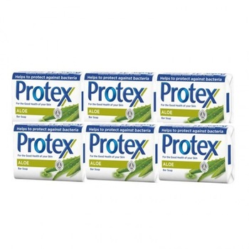 Pachet 6x Sapun solid antibacterial Protex Aloe 90gr Pachet 6x Sapun solid antibacterial Protex Aloe 90gr