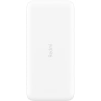 Acumulator extern Xiaomi Redmi, Dual USB, MicroUSB/USB Type C, 10000 mAh, Alb