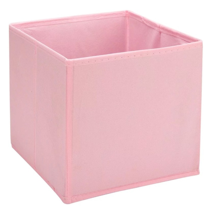 Zola® Összecsukható Doboz, tároláshoz, rózsaszín, 20x20x20 cm