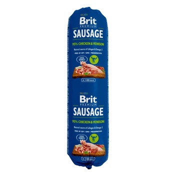 Salam pentru caini,Brit, Pui si Vanat, 6 x 800 g Salam pentru caini,Brit, Pui si Vanat, 6 x 800 g