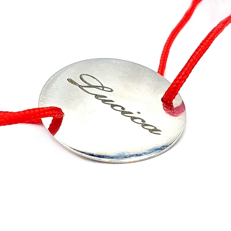 Bratara Cu Snur Reglabil Si Banut Din Argint 925 14mm