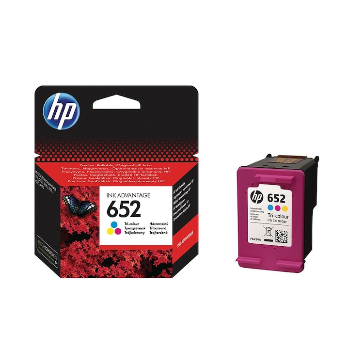 HP ink advantage 652 F6V24AE tintapatron, Többszínű