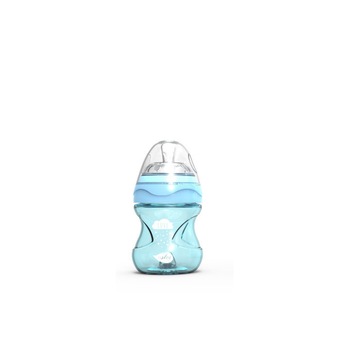 Biberon 150ml Nuvita Mimic® Cool! - albastru deschis - 6012 Biberon 150ml Nuvita Mimic® Cool! - albastru deschis - 6012