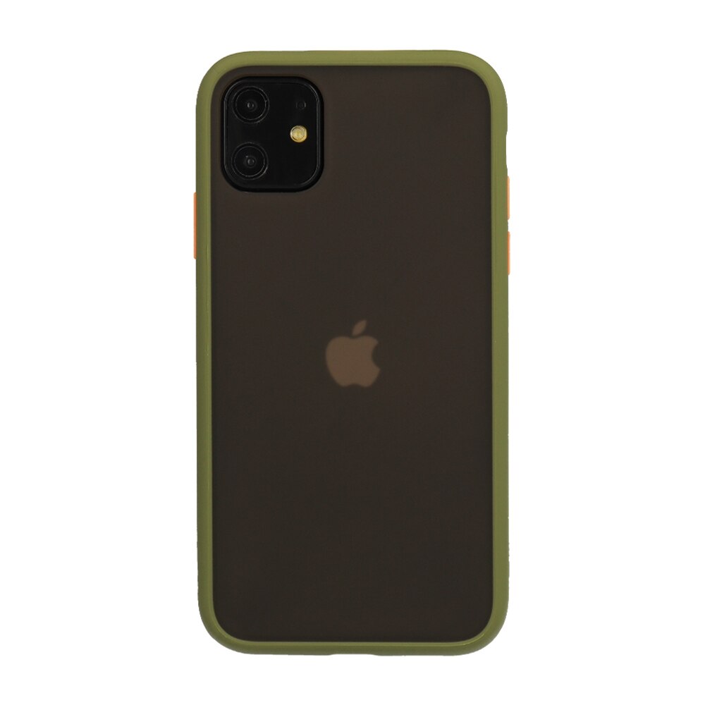 Husa Huawei P40 Lite Color Button Olive