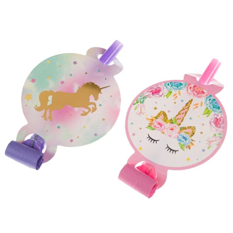 Set suflatori, Zola®, 5 bucati, model unicorn