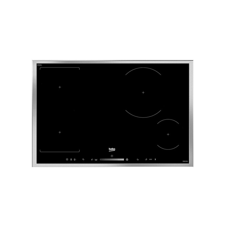 Beko HII 84500 FHTX főzőlap Fekete Beépített Zónás indukciós főzőlap 4 zóna (HII84500FHTX)