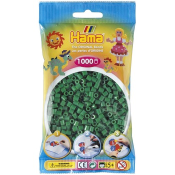Margele de calcat HAMA MIDI VERDE, 1000 buc in pungulita Margele de calcat HAMA MIDI VERDE, 1000 buc in pungulita