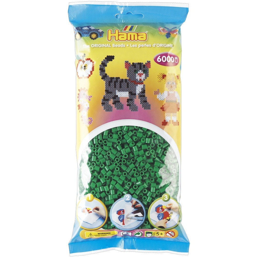 Margele de calcat HAMA MIDI VERDE