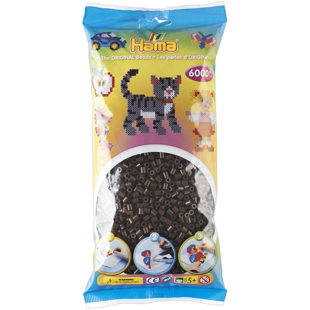 Margele de calcat HAMA MIDI MARO, 6000 buc in pungulita