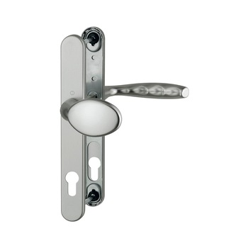 Maner usa exterior Hoppe New York buton-maner cu sild pentru cilindru material aluminiu culoare titan , 92 x 30 mm Maner usa exterior Hoppe New York buton-maner cu sild pentru cilindru material aluminiu culoare titan , 92 x 30 mm