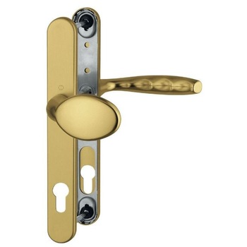 Maner usa exterior Hoppe New York buton-maner cu sild pentru cilindru material aluminiu culoare bronz, 92 x 30 mm Maner usa exterior Hoppe New York buton-maner cu sild pentru cilindru material aluminiu culoare bronz, 92 x 30 mm