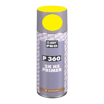 Spray 2k primer 360, HB Body, yellow, 400 ml Spray 2k primer 360, HB Body, yellow, 400 ml
