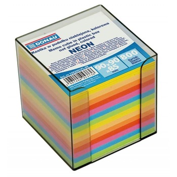 Rezerva Cub Hartie Multicolora DONAU, Dimensiune 9x9x8.5 cm, 800 File/Set Rezerva Cub Hartie Multicolora DONAU, Dimensiune 9x9x8.5 cm, 800 File/Set