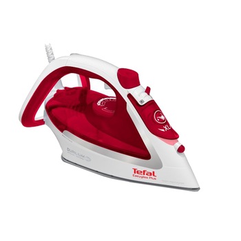 Fier de calcat TEFAL EasyGliss Plus FV5717E0, 2400W, 190g/min, Easygliss Plus , Durilium AirGlide, functie calcare verticala, Auto OFF, Autosteam, Rosu Fier de calcat TEFAL EasyGliss Plus FV5717E0, 2400W, 190g/min, Easygliss Plus , Durilium AirGlide, functie calcare verticala, Auto OFF, Autosteam, Rosu