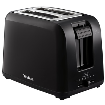 Prajitor de paine Tefal Vita TT1A1830, 800W, 7 niveluri de rumenire, tavita firmituri detasabila, maner inteligent, Negru Prajitor de paine Tefal Vita TT1A1830, 800W, 7 niveluri de rumenire, tavita firmituri detasabila, maner inteligent, Negru