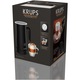 Aparat pentru spumat laptele Krups XL100810, 150 ml, 500 W, Baza rotativa, Invelis antiaderent, Negru