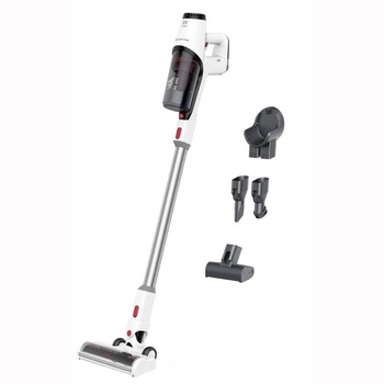 Aspirator vertical ROWENTA X-Pert 360 RH6973WO, 44W, autonomie 45 min, 22V, perie motorizata, animal care, lumini LED, tehnologie ciclonica, alb/rosu Aspirator vertical ROWENTA X-Pert 360 RH6973WO, 44W, autonomie 45 min, 22V, perie motorizata, animal care, lumini LED, tehnologie ciclonica, alb/rosu