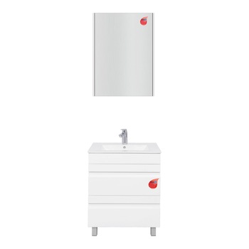 Set mobilier baie din Mdf 60 cm 2 sertare+lavoar+oglinda dulap 60 cm Set mobilier baie din Mdf 60 cm 2 sertare+lavoar+oglinda dulap 60 cm