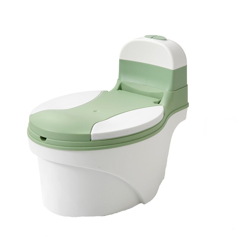 Minitoaleta educationala pentru copii Little Mom Baby Potty Green