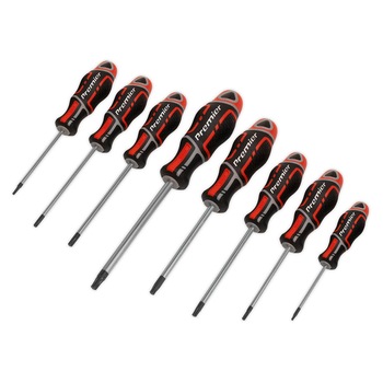 Set surubelnite TRX-Star* GripMAX®, 8 piese, Sealey Set surubelnite TRX-Star* GripMAX®, 8 piese, Sealey