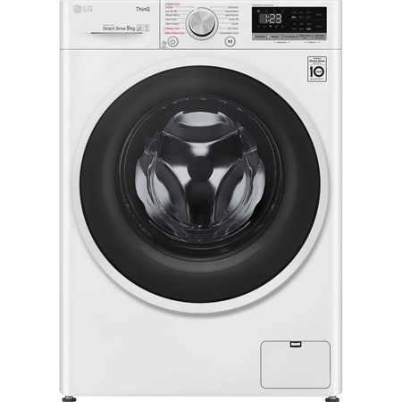 Masina de spalat rufe LG F4WT409AIDD, 9 kg, 1400 RPM, Clasa A+++, AI Direct Drive, Steam, Smart Diagnoisis, WiFi, Alb