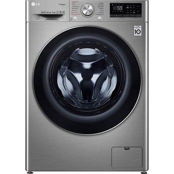 Masina de spalat rufe Slim LG F2WN6S7S2T, 7 kg, 1200 RPM, Clasa E, Turbowash 59, AI Direct Drive, Steam, Smart Diagnosis, WiFi, Argintiu Masina de spalat rufe Slim LG F2WN6S7S2T, 7 kg, 1200 RPM, Clasa E, Turbowash 59, AI Direct Drive, Steam, Smart Diagnosis, WiFi, Argintiu