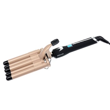 Ondulator profesional cu tehnologie ionica, 5 elementi, temperatura reglabila, 210 grade, ProMozer MZ6619N Ondulator profesional cu tehnologie ionica, 5 elementi, temperatura reglabila, 210 grade, ProMozer MZ6619N