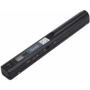 Scanner portabil A4, Iscan, slot SD, PDF/JPG, mini-USB, Negru/Gri