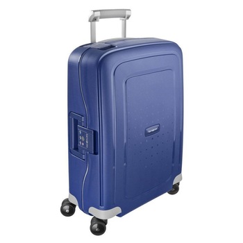 Troler spinner 55cm albastru inchis, Samsonite, s΄cure Troler spinner 55cm albastru inchis, Samsonite, s΄cure