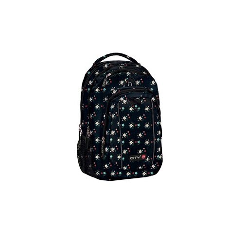 Ghiozdan, CiTY, Multicolor, PVC, 50x31x25 cm