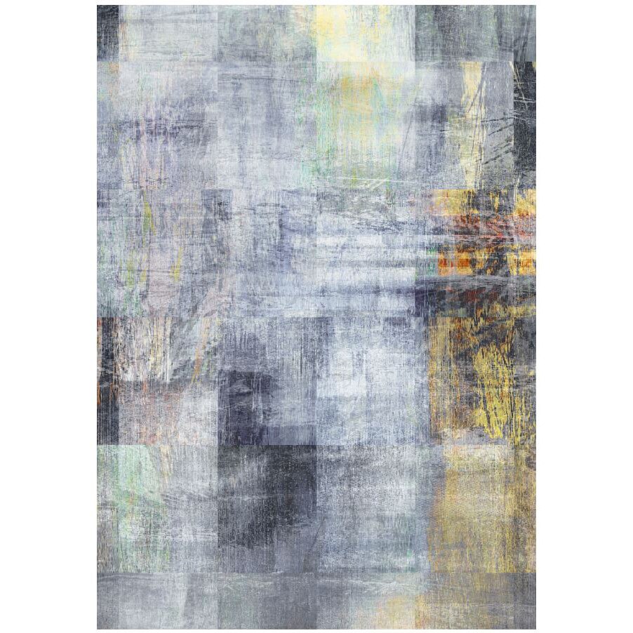 Covor cu print digital Kring Udaipur, 140x200 cm, 100% bumbac, Multicolor