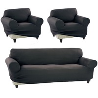 set huse elastice pentru canapea 3 locuri si 2 fotolii kring nairobi 60 bumbac 35 poliester  5 elastan gri imagen 17_0_
0