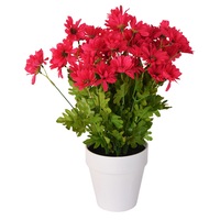 crizanteme artificiale decorative roz in ghiveci alb pentru interior sau exterior aspect natural si rezistente la umiditate d floare 37 cm d ghiveci 15 cm h totala 44 cm imagen 40_1_
0