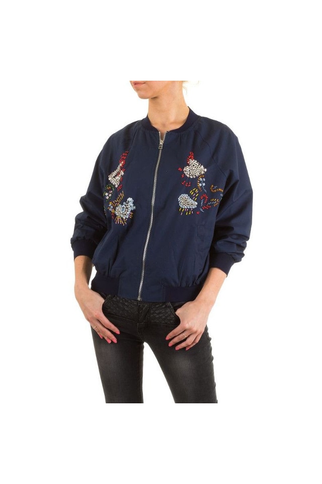 Jacheta JCL J001 culoare bleumarin
