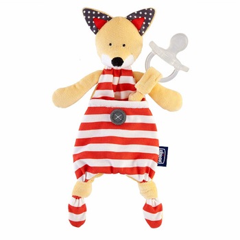 Suport Chicco Suzeta 3 in 1 Pocket Friend Vulpe Suport Chicco Suzeta 3 in 1 Pocket Friend Vulpe